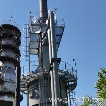 Naphthalene tube furnace and waste heat recovery system